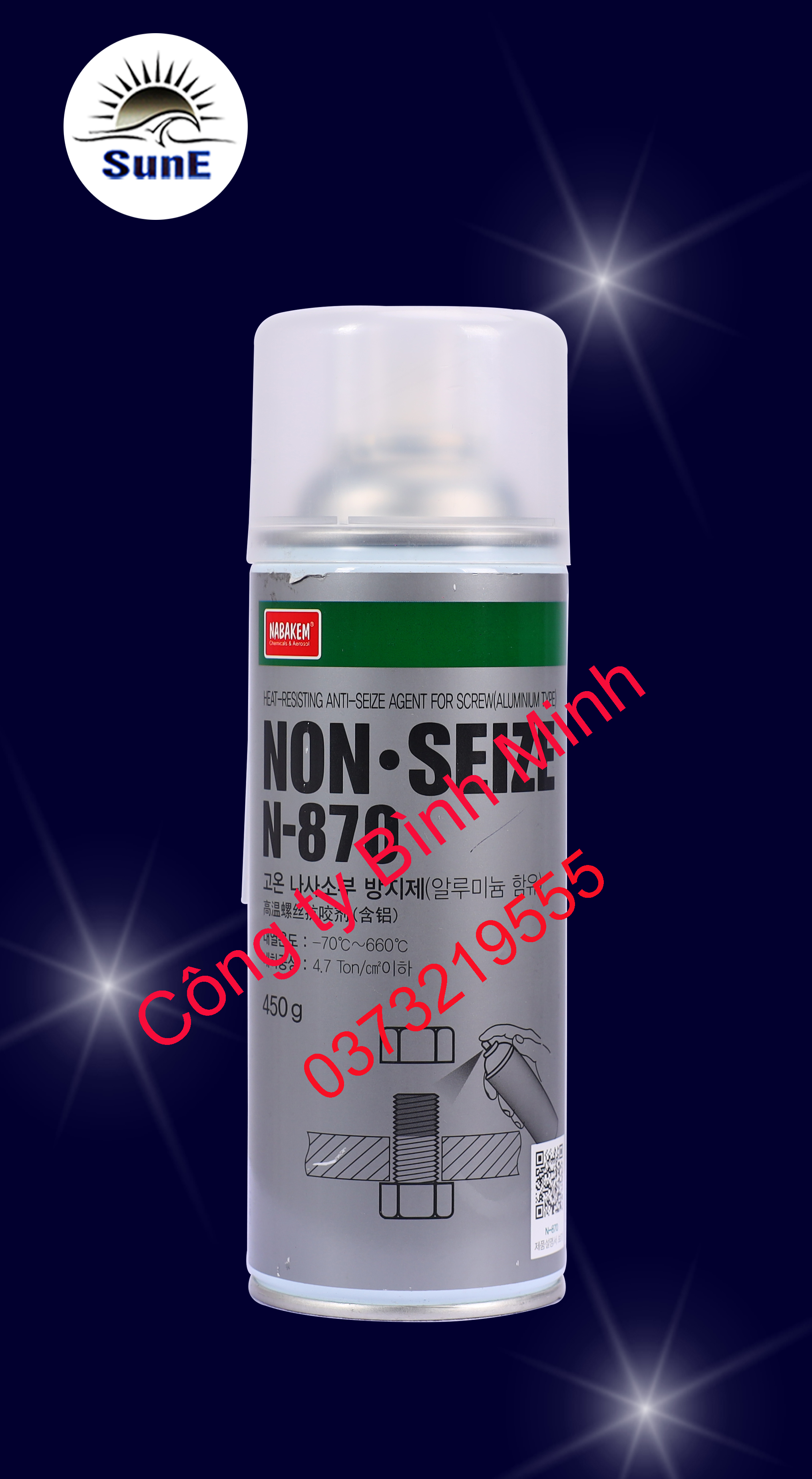 Dầu/Mỡ bôi trơn và chống dính chịu nhiệt đặc chủng N-870 Nabakem