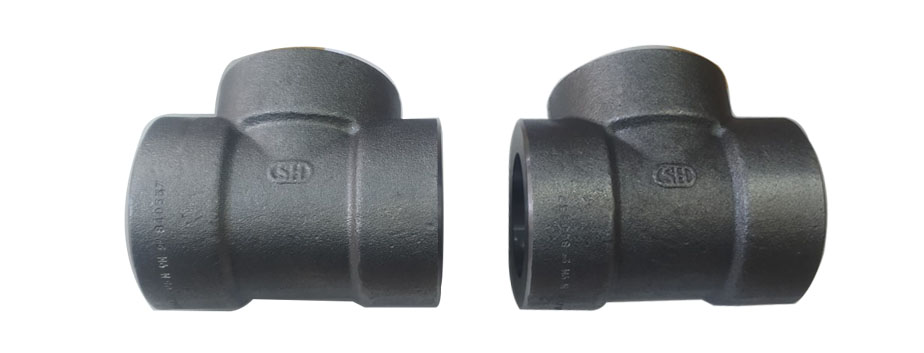 Ống nối TEE (SWTA) hình chữ T bằng thép không hợp kim ASME SA105M